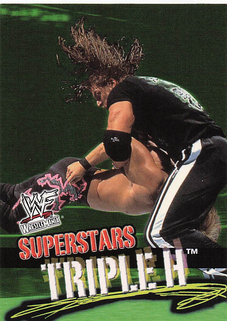 2001 Fleer WWF Wrestlemania Wrestling Triple H #40