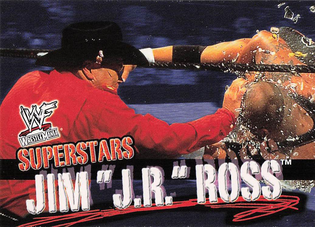 2001 Fleer WWF Wrestlemania Wrestling Jim Ross #32
