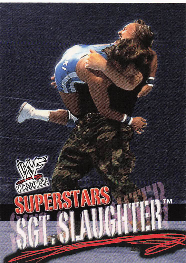 2001 Fleer WWF Wrestlemania Wrestling Sgt. Slaughter #29