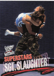 2001 Fleer WWF Wrestlemania Wrestling Sgt. Slaughter #29