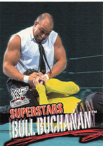 2001 Fleer WWF Wrestlemania Wrestling Bull Buchanan #27 Rookie