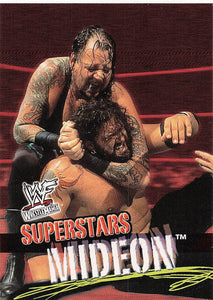 2001 Fleer WWF Wrestlemania Wrestling Mideon #22