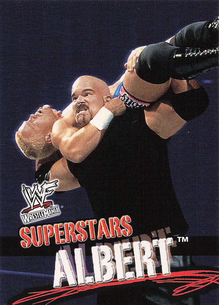 2001 Fleer WWF Wrestlemania Wrestling Albert #12