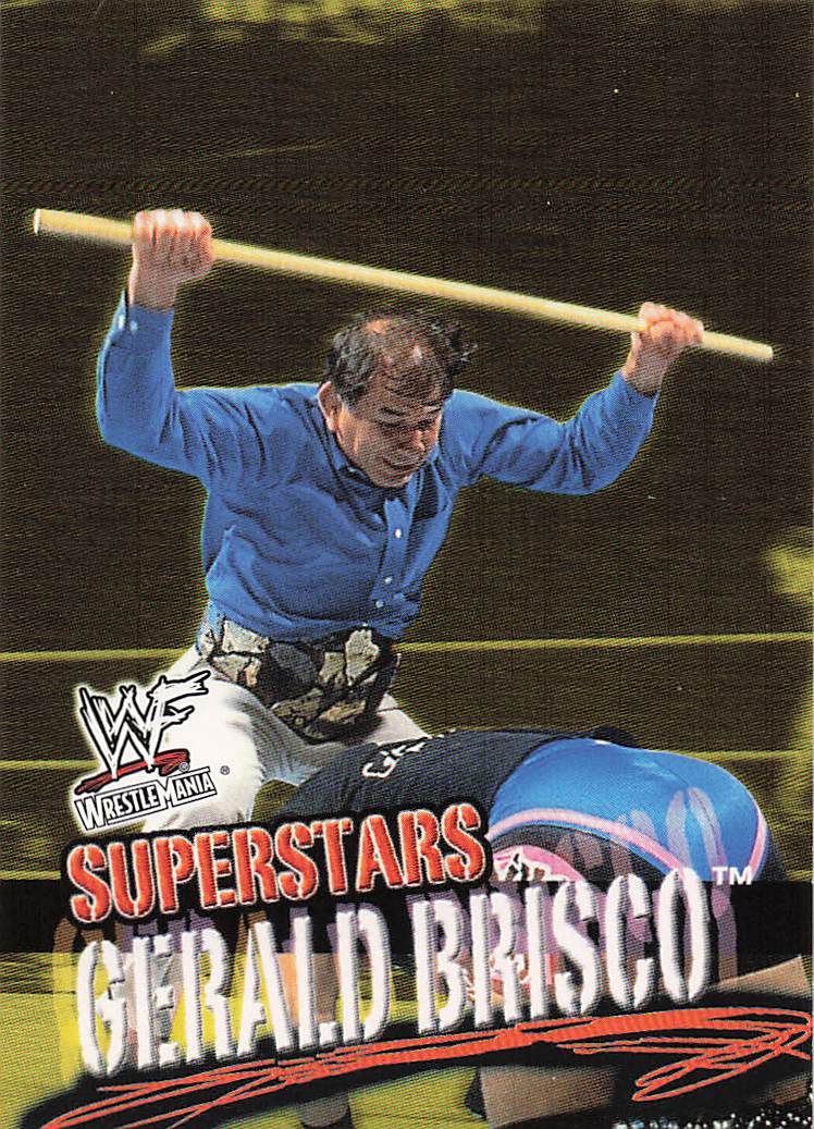 2001 Fleer WWF Wrestlemania Wrestling Gerald Brisco #10