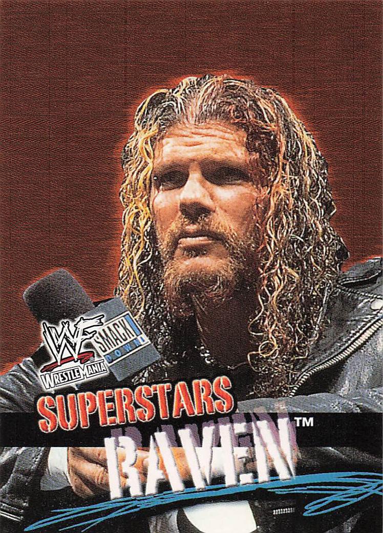 2001 Fleer WWF Wrestlemania Wrestling Raven #5