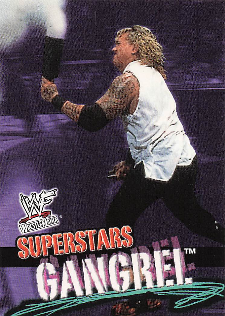 2001 Fleer WWF Wrestlemania Wrestling Gangrel #35