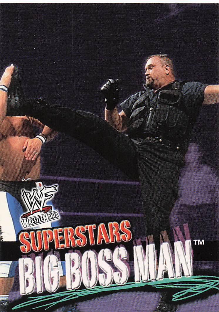 2001 Fleer WWF Wrestlemania Wrestling Big Boss Man #20