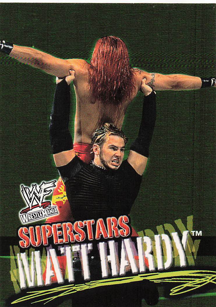 2001 Fleer WWF Wrestlemania Wrestling Matt Hardy #3 Rookie