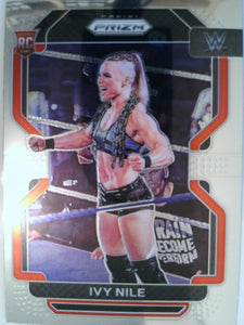 2022 Panini Prizm WWE Wrestling Ivy Nile #184 Rookie