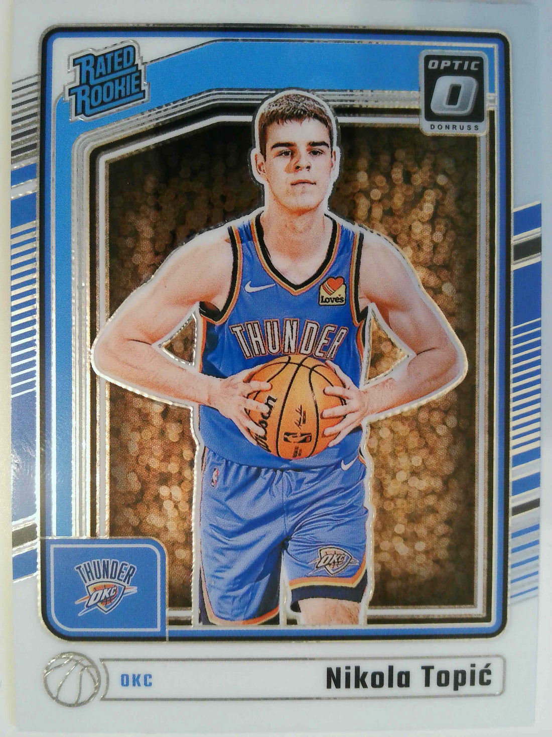 2024-25 Donruss Optic Basketball Nikola Topic #278 Rookie