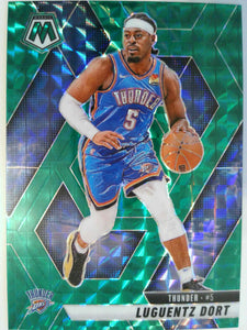 2024-25 Panini Mosaic Basketball Green Ice Mosaic Luguentz Dort #25