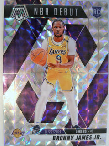 2024-25 Panini Mosaic Basketball Base Mosaic Bronny James Jr. #262 Rookie