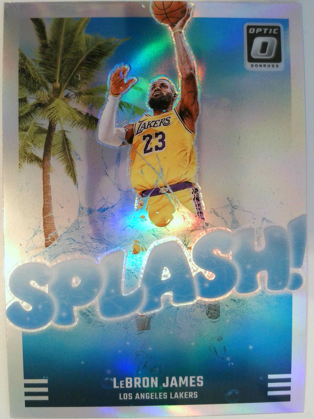 2024-25 Donruss Optic Basketball Splash! Holo LeBron James #5