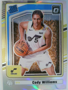 2024-25 Donruss Basketball Optic Rated Rookies Preview Holo Cody Williams #P-230