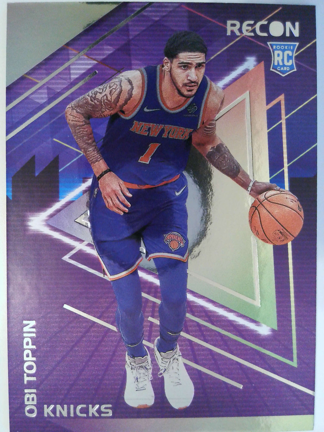 2020-21 Panini Recon Basketball Obi Toppin #166 Rookie