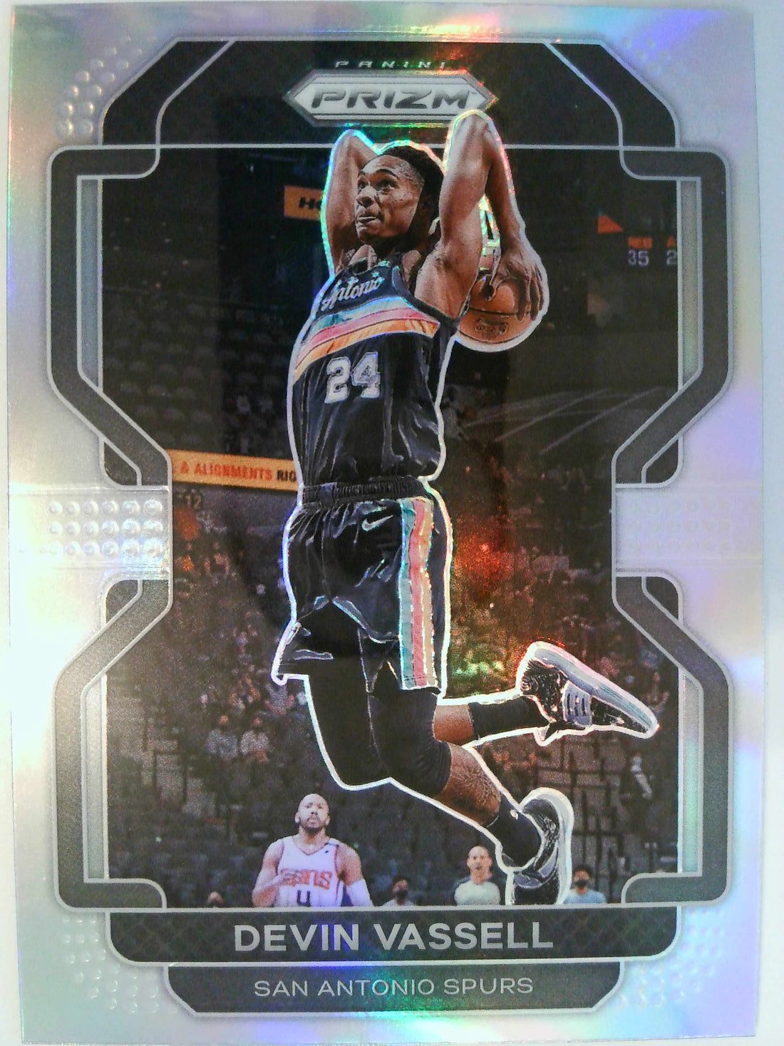 2021-22 Panini Prizm Basketball Silver Wave Devin Vassell #130