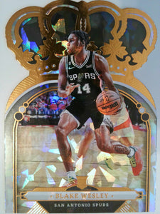 2022-23 Panini Crown Royale Basketball Crystal Blake Wesley #71 Rookie