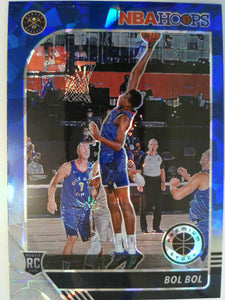 2019-20 Hoops Premium Stock Prizms Blue Cracked Ice Bol Bol #233 Rookie