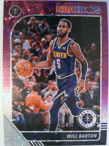 2019-20 Hoops Premium Stock Basketball Prizms Purple Disco Will Barton #48