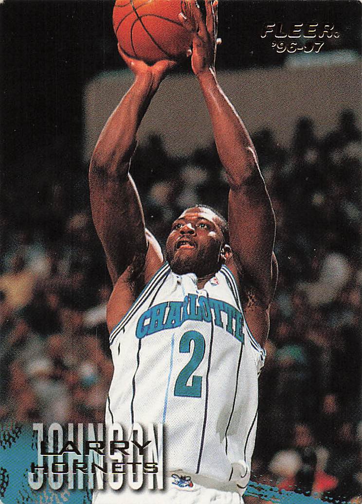 1996-97 Fleer Basketball Larry Johnson #11