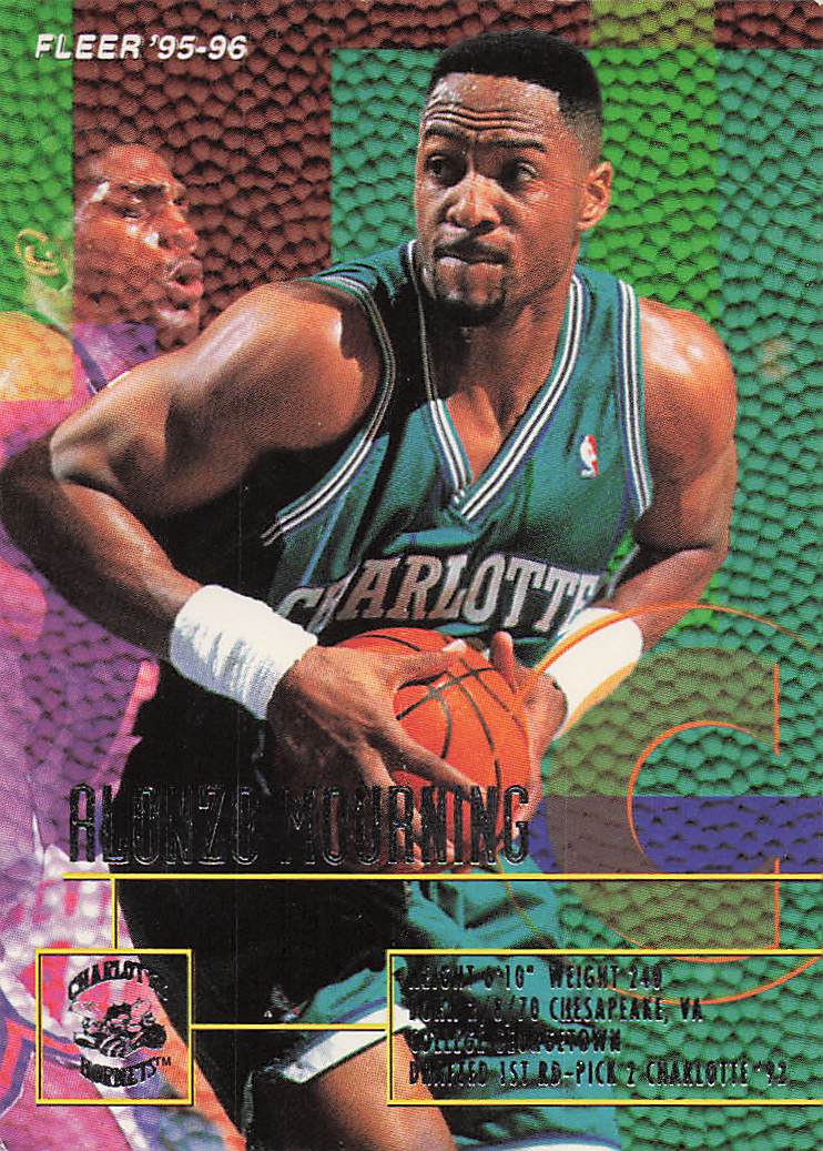 1995-96 Fleer European Basketball Alonzo Mourning #19