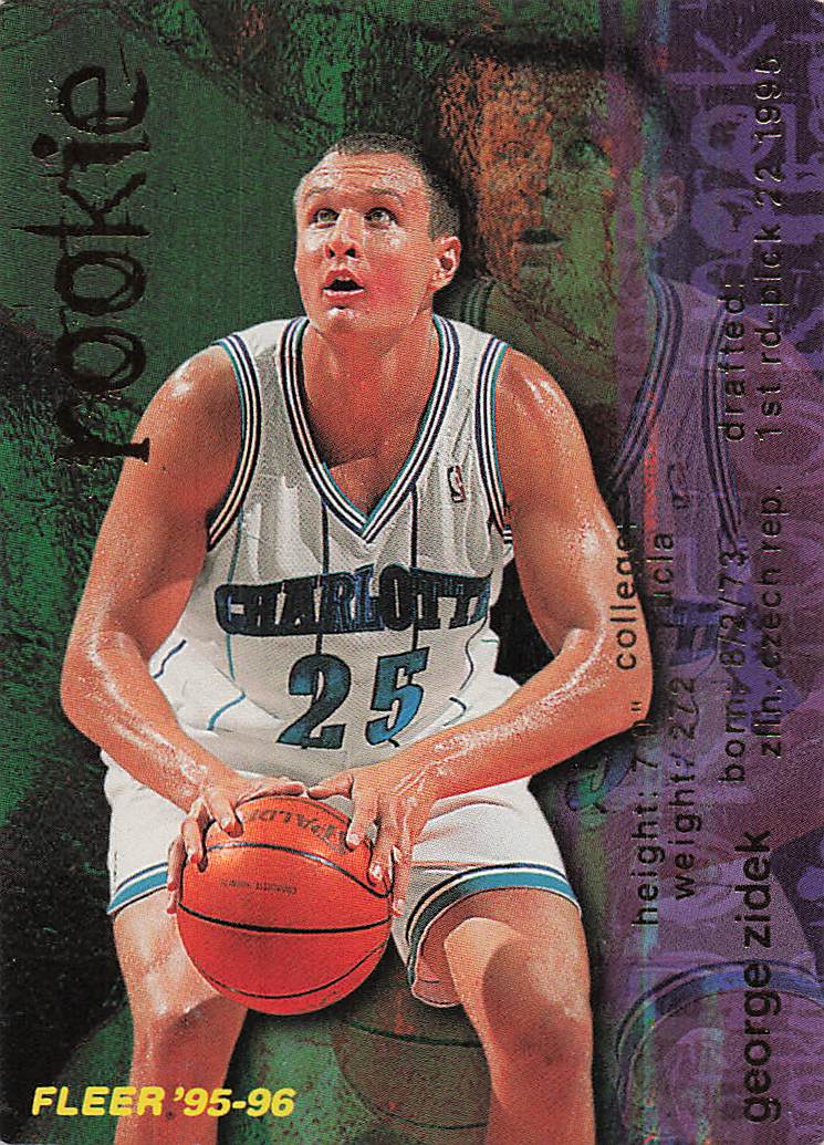 1995-96 Fleer European Basketball George Zidek #388 Rookie