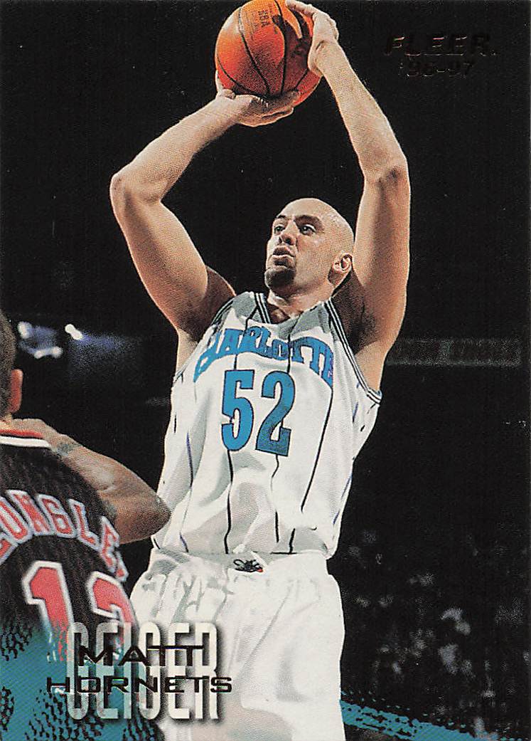 1996-97 Fleer Basketball Matt Geiger #161