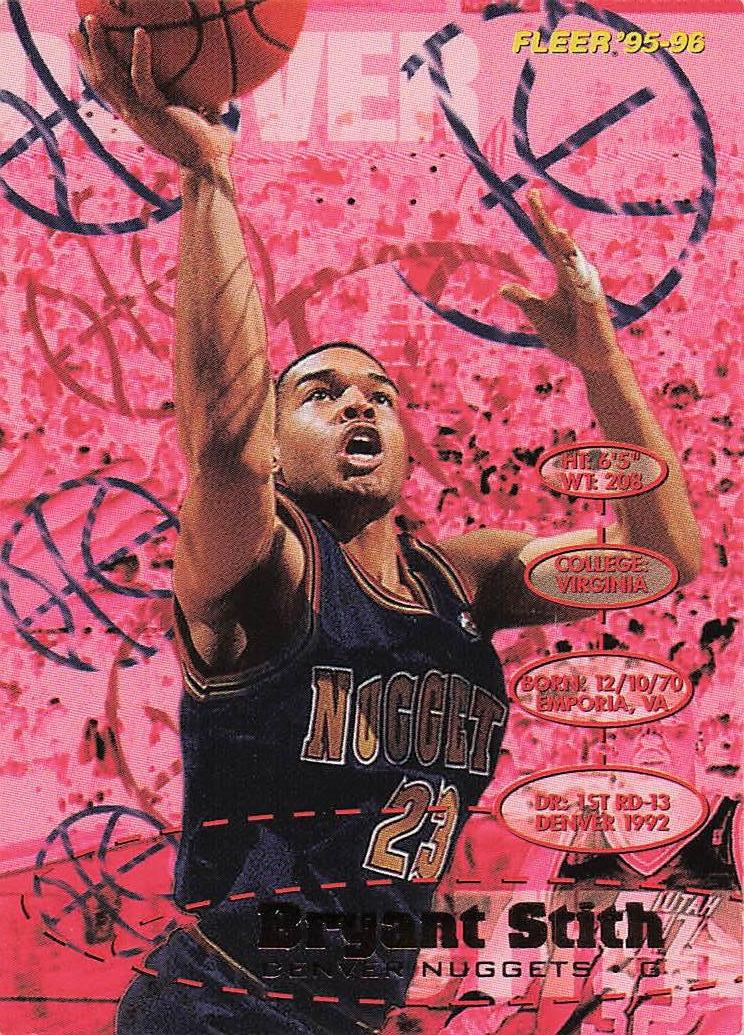 1995-96 Fleer European Basketball Bryant Stith #48