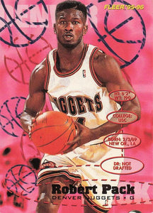 1995-96 Fleer Basketball Robert Pack #45