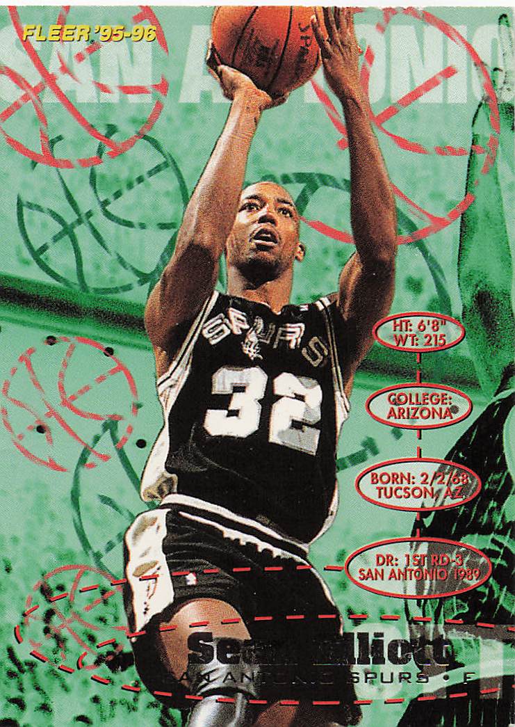 1995-96 Fleer Basketball Sean Elliott #168