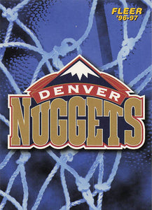 1996-97 Fleer European Basketball Denver Nuggets #157