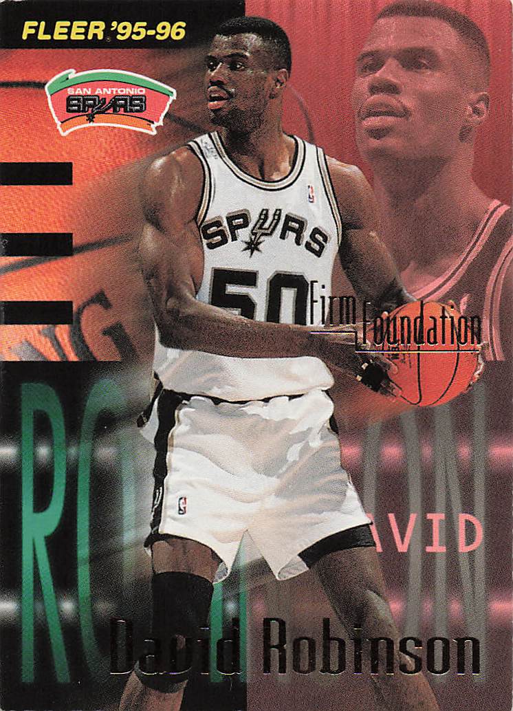 1995-96 Fleer Basketball David Robinson #343