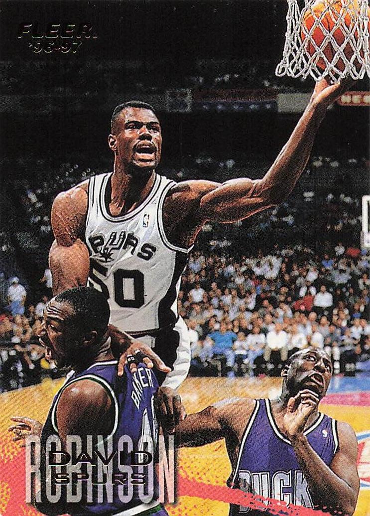1996-97 Fleer European Basketball David Robinson #100