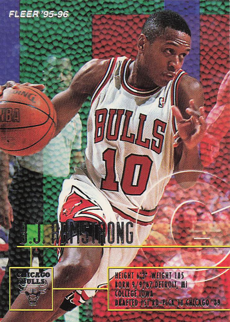 1995-96 Fleer Basketball B.J. Armstrong #21
