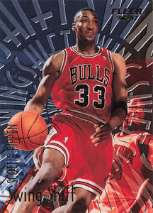 1996-97 Fleer Basketball Swing Shift Scottie Pippen #11