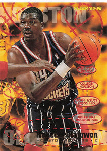1995-96 Fleer Basketball Hakeem Olajuwon #224
