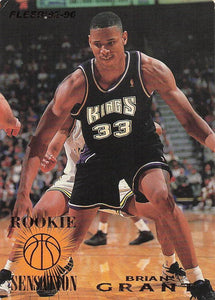 1995-96 Fleer Basketball Rookie Sensation Brian Grant #1