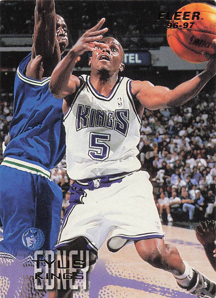 1996-97 Fleer Basketball Tyus Edney #93
