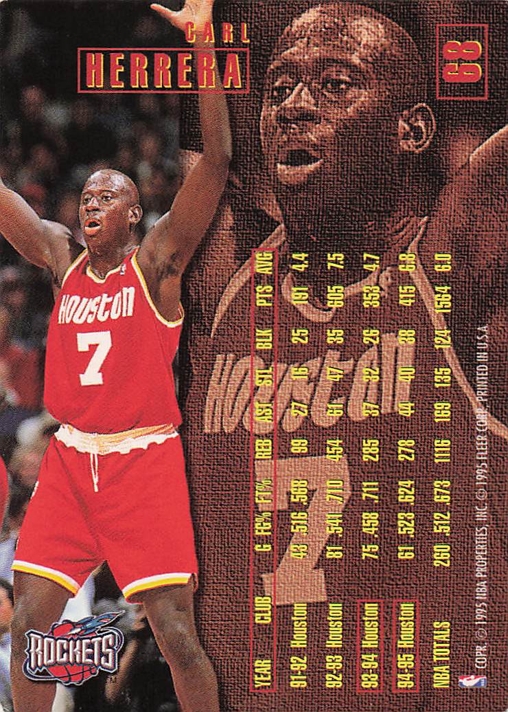 1995-96 Fleer European Basketball Carl Herrera #68