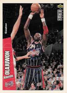 1996-97 Collector's Choice Basketball Hakeem Olajuwon #58