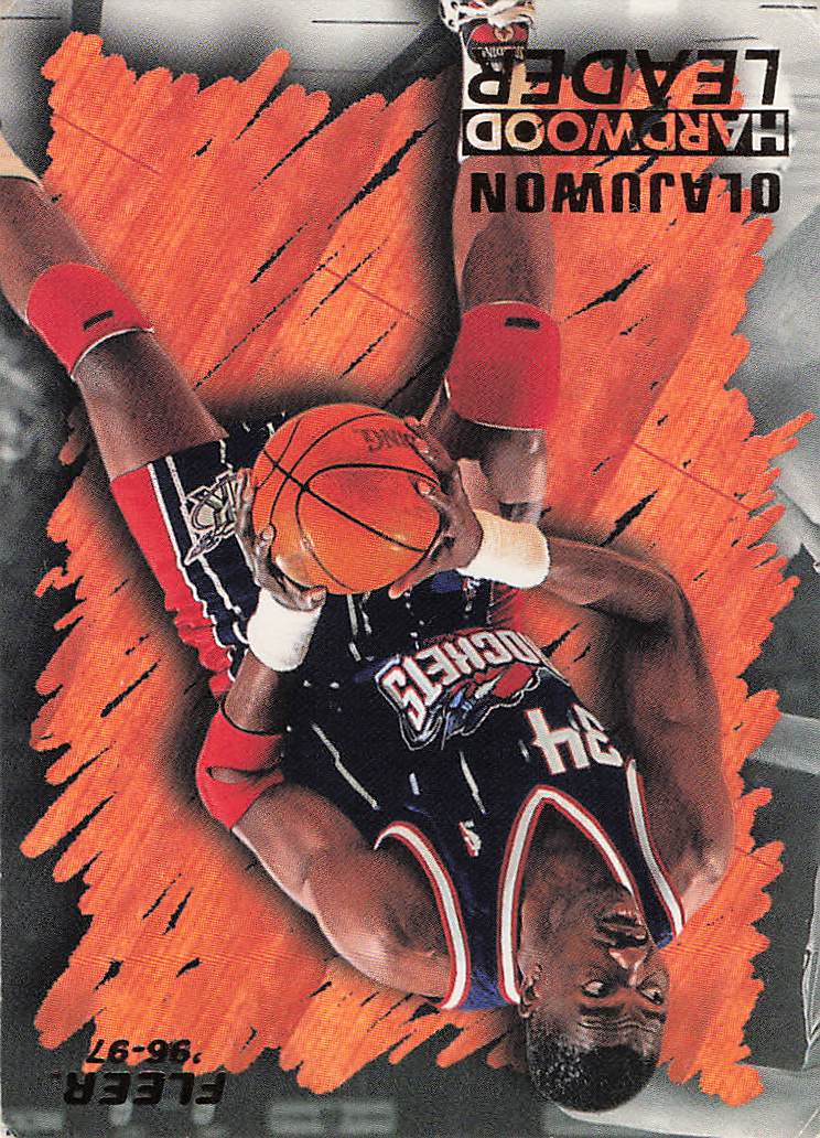 1996-97 Fleer Basketball Hakeem Olajuwon #129
