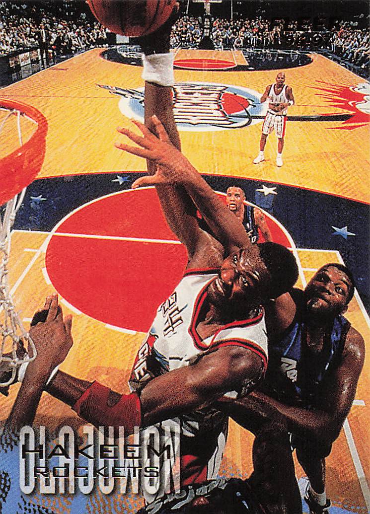 1996-97 Fleer Basketball Hakeem Olajuwon #42