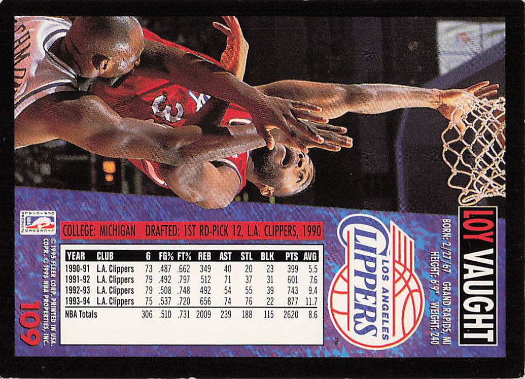 1994-95 Fleer European Basketball Loy Vaught #109
