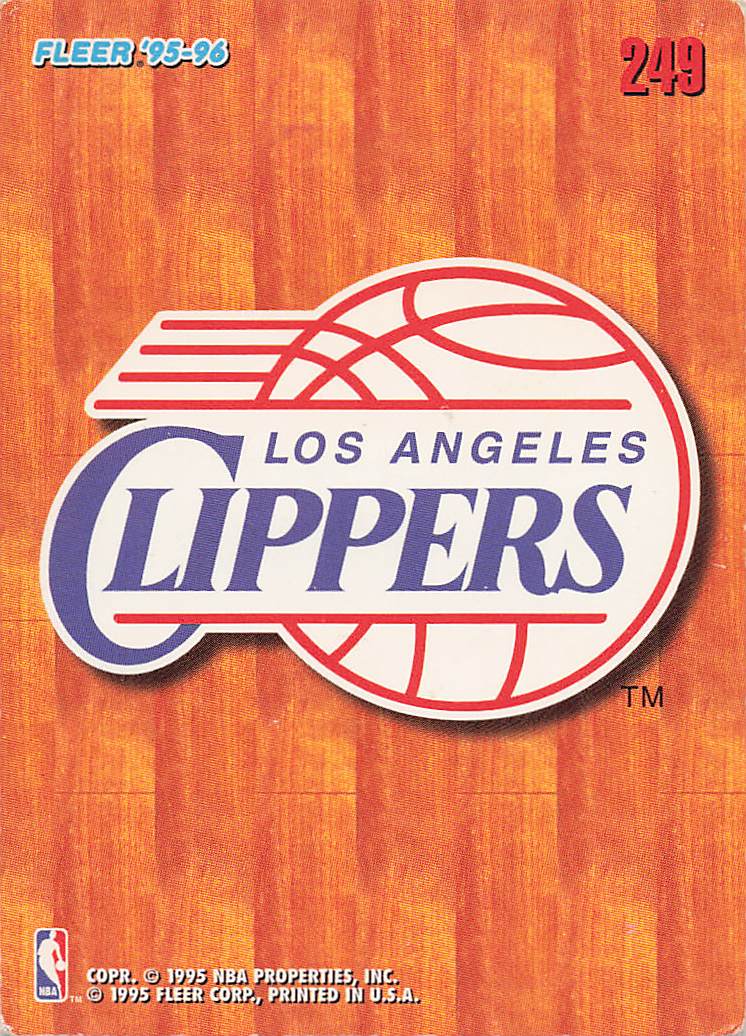 1995-96 Fleer European Basketball Los Angeles Clippers #249