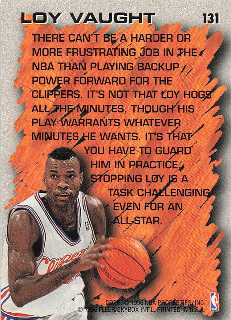 1996-97 Fleer European Basketball Loy Vaught #131