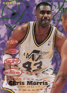 1995-96 Fleer Basketball Chris Morris #258