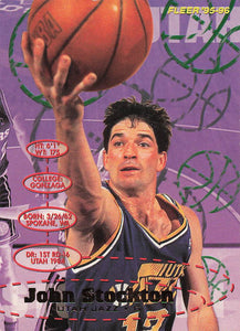 1995-96 Fleer European Basketball John Stockton #190