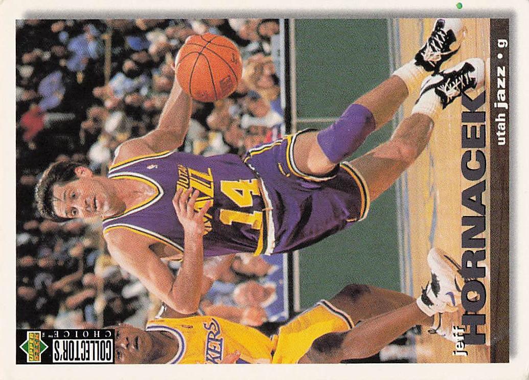1995-96 Collector's Choice Basketball Player's Club Jeff Hornacek #69