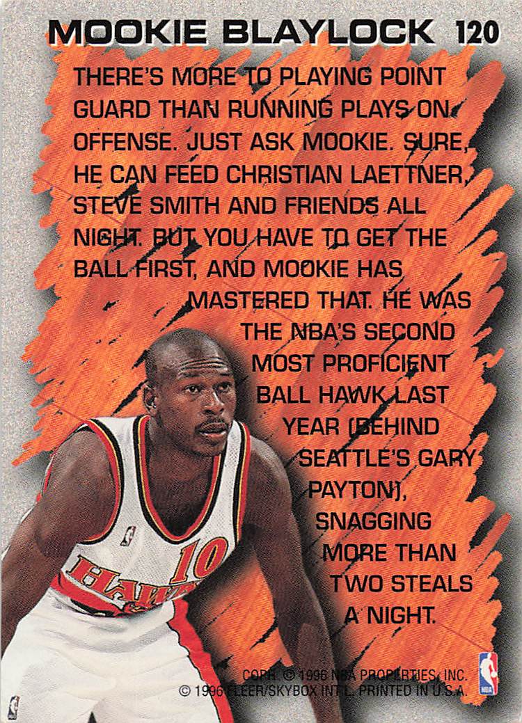 1996-97 Fleer European Basketball Mookie Blaylock #120