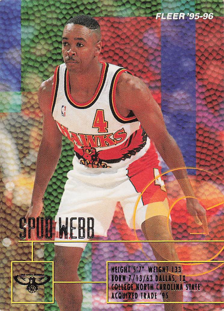 1995-96 Fleer Basketball Spud Webb #206